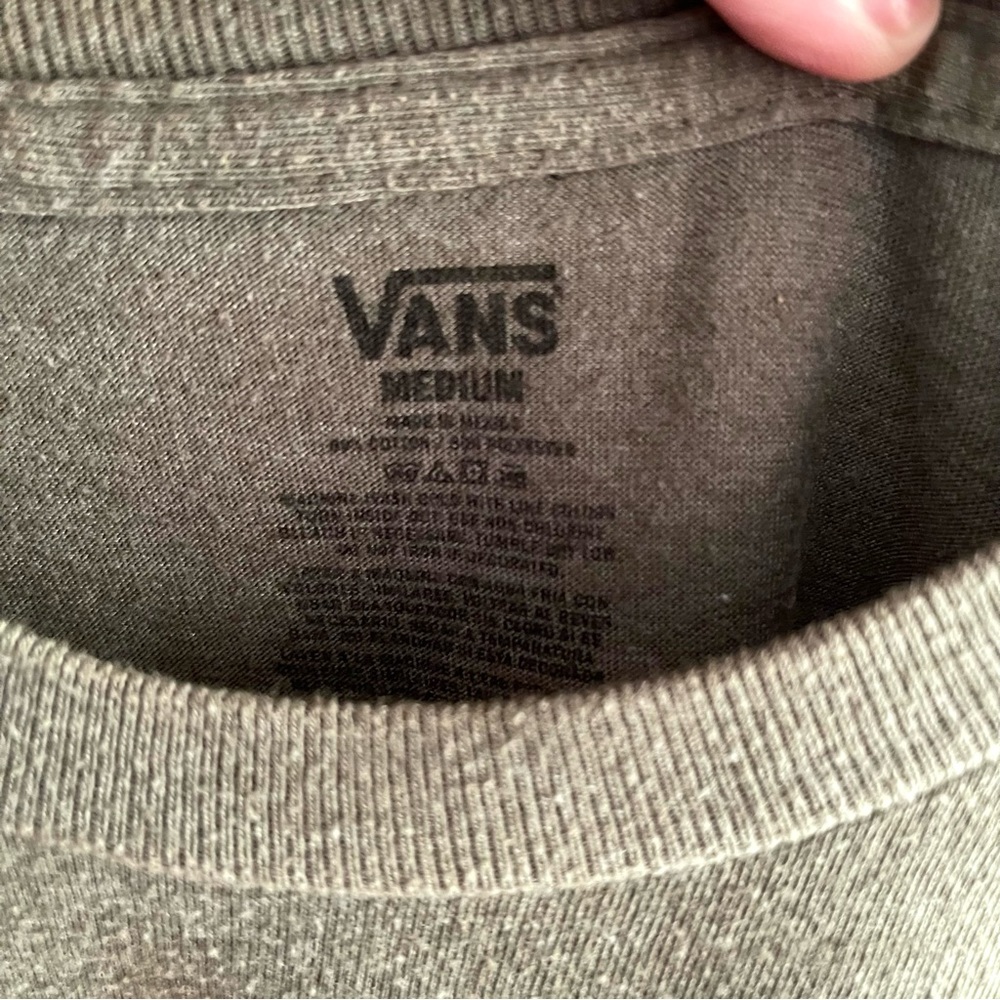 Vans Men’s Army Green T-shirt Size Medium - Picture 5 of 5